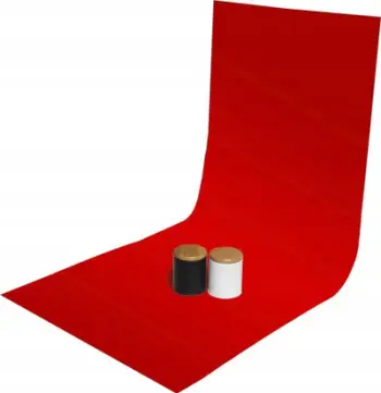 Sfond fotografik GlareOne PVC, 60 x 130 cm, i kuq