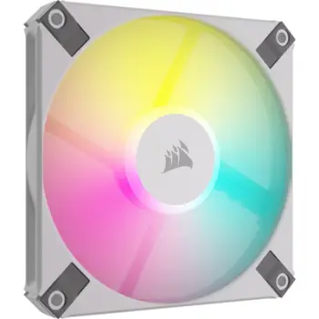 Ventilator kulle Corsair iCUE SP120 RGB Elite, 120mm, RGB, i bardhë