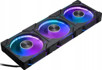 Ventilator PC Phanteks D30 120mm, set 3 copë, DRGB PWM, rrjedhë e kundërt ajri, i zi