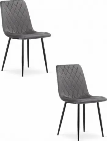 Set karrigesh kadife për ngrënie, 2 copë, kadife velour, ngjyrë e kremtë