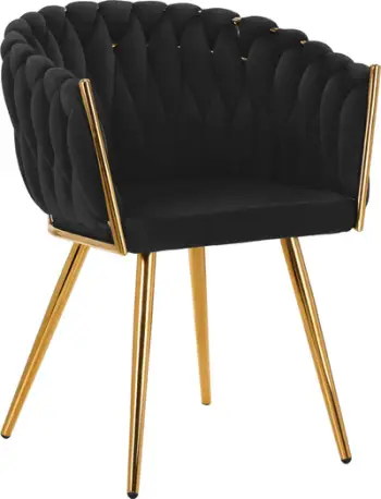 Karrige zyre 4Rico QS-GW06G, ergonomike, e zezë