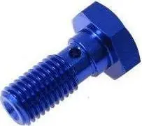 Vidhë banjo MTuning 3/8"-24NPT, alumin, argjendtë