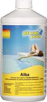 Solucion kundër algave Planet Pool Alba, për pishina, 1000ml, i bardhë