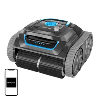 Robot pastrues pishine Wybot S1, pa kabllo, bateri 6400 mAh, gri
