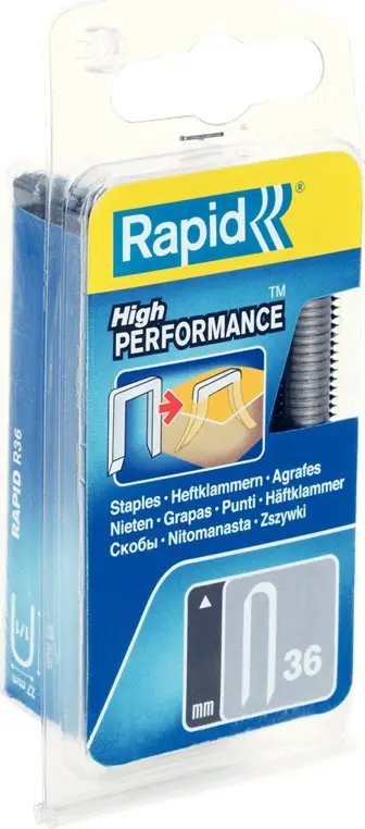 Kapëse kabllosh Rapid 36 12mm, 864 copë, metalike