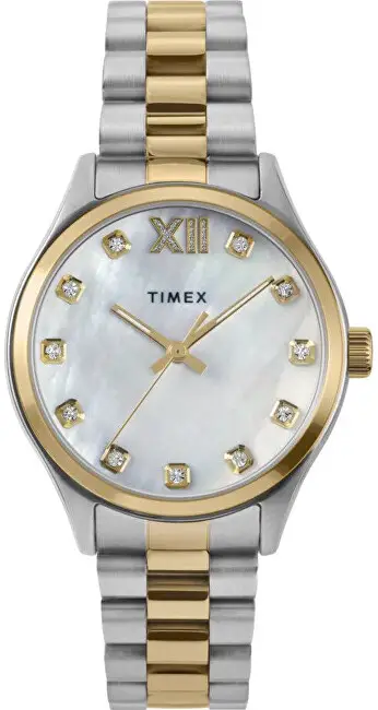 Orë dore për meshkuj Timex Legacy TW2W85500, e argjendtë/ e bronztë