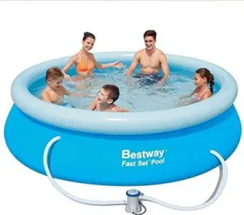Pishinë Bestway Fast Set Pool Set, 366x76 cm, me pompë filtri, blu