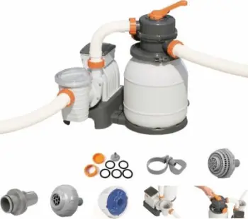 Pompë rëre për pishinë Bestway, 5678 l/h, 230 W, gri e bardhë