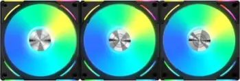Ventilator PC Lian Li UNI AL120 V2, 120mm, ARGB set 3 copë me kontrollues, i zi