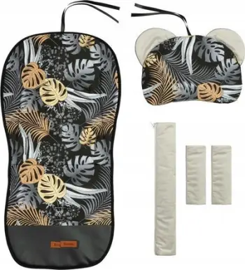 Set aksesorësh karroce Sensillo Velvet, 40x80cm, pambuk 100%, shumëngjyrësh
