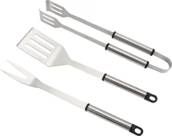 Set aksesorë për skarë Master Grill Grill Accessories 3 Pcs, 3 pjesë, çelik inox