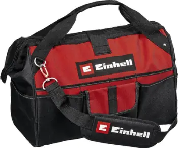 Çantë veglash Einhell Tool Bag 450mm, ndarje Power X-Change, materiale të qëndrueshme, e zezë