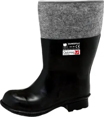 Çizme pune Rubber Felt Boots R40, gome natyrale, madhësia 40, jeshile