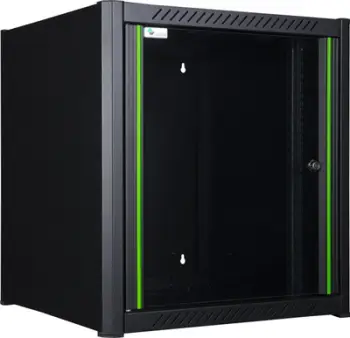 Kabinet rack muror Lanview RWM12U56BL, 12U, metalik, i zi