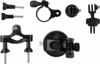 Set aksesorësh montimi Water Wolf UW1.0, clamp dhe kapëse për kamera nënujore, i zi