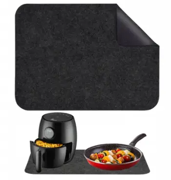 Tapet mbrojtës Extralink Home për air fryer, 60x45 cm, i zi