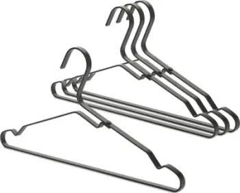 Varëse rrobash Brabantia Aluminium, set shumëpërdorimësh, të zeza