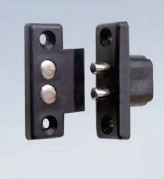 Kontaktdorë JIS 6906, sensor magnetik 2 kontaktësh, për dyer rrëshqitëse, plastikë e bardhë
