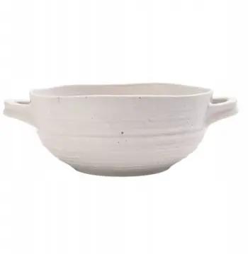 Enë supash Verlo Clay Bouillon, 15 cm, 690 ml, e bardhë