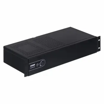UPS EVER ECO Pro 700 AVR CDS, 700VA 420W, montim në rack, i zi