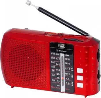 Radio me Bluetooth Trevi RA 7F20, portative, e kuqe