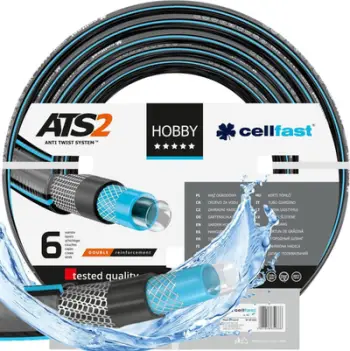 Zorrë kopshti Cellfast Hobby ATS2 1/2", 20m, jeshile