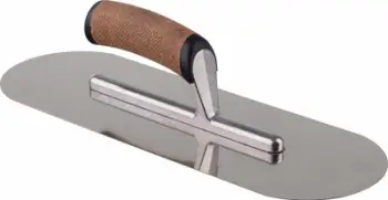 Llustra gjysmë-rrethore AWTOOLS, 380mm, çelik inox, dorezë tapë