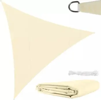 Tendë diellore trekëndore Gardlov Shade Sail 23142, 4x4x4 m, bezhë