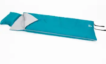 Qese fjetjeje Pavillo Evade 10, 190 x 84 cm, formë batanije, ngjyrë turquoise