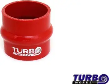 Lidhës antivibrues TurboWorks, silikon 76mm, i kuq