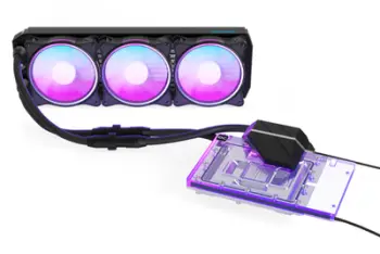 Sistem ftohës uji GPU Alphacool Eiswolf 2 360mm, RTX 4090 Founders Edition, AIO, me backplate