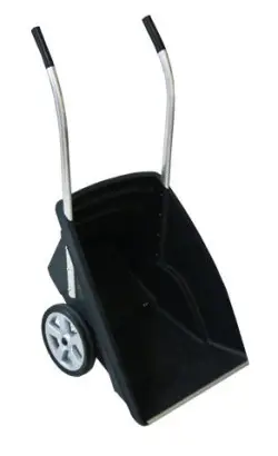 Karrocë kopshti Maxpol Black, 120L, 2 rrota, e zezë