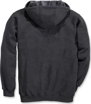 Bluzë me kapuç Carhartt K122, me zinxhir, Midweight, gri karbon