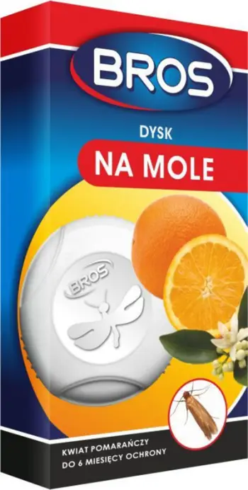 Disk kundër tenjave BROS Disk For Clothes Moths, aromë portokalli