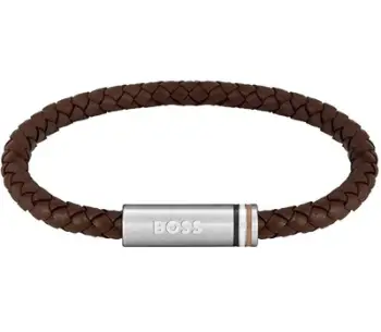 Byzylyk për meshkuj Hugo Boss Ares Single 1580623, i kaftë/ i argjendtë
