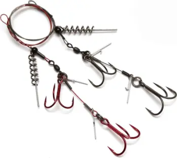 Rig peshkimi Savage Gear Stinger, për joshje të buta, sistem Line Thru