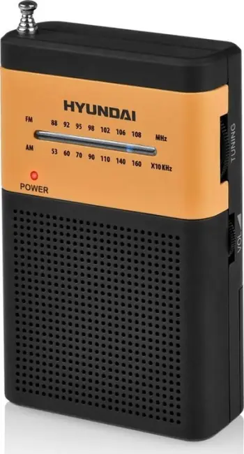 Radio portative Hyundai PPR 310 BO, FM AM, port kufjesh, portokalli