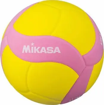 Top volejbolli Mikasa VS220W Y P, peshë e lehtë, për fëmijë, i verdhë rozë