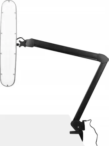 Lampë punëtorie Elegante 801 Lt LED, intensitet i rregullueshëm, e zezë