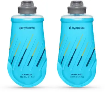Shishe sportive HydraPak SoftFlask 150ml, set 2 copë, pa BPA, blu