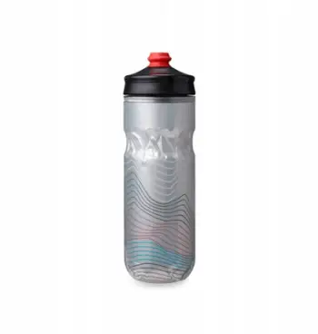 Shishe uji çiklizmi Hydrapak Polar Surge, 600ml, e izoluar, transparente