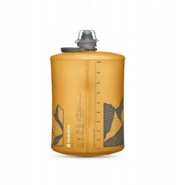 Shishe uji palosëse HydraPak Stow, 1L, BPA free, e verdhë