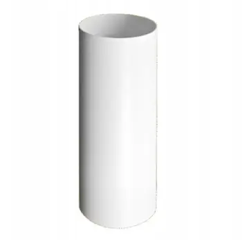 Tub ventilimi PVC Vents KO150, diametër 150mm, gjatësi 1m, i bardhë