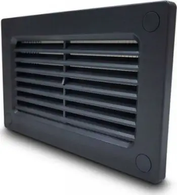 Kapak ventilimi Awenta Flat Duct End 55x110, plastikë, grafit