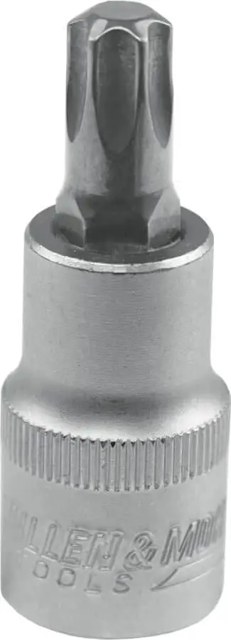 Çelës Torx me fole Dedra T30, 1/2", 100mm, metalik