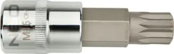 Bit çelësi spline Neo 08-734, 1/2", M12, 55mm, argjendtë