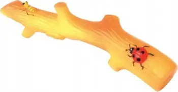 Lodër për qen Dingo, shkop vinili 24.5cm, me fishkëllimë, shumëngjyrëshe