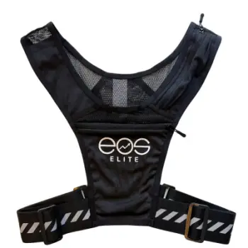 Jeletë vrapimi Eos Elite UltraLight EOSBLACK, reflektuese, me xhep uji, e zezë