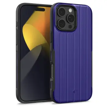 Mbulesë telefoni Spigen Caseology Dual Grip MagSafe, për iPhone 16 Pro Max, Cobalt Blue