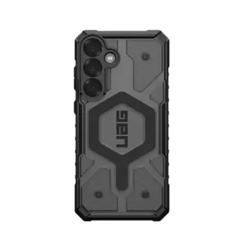 Maskë mbrojtëse Urban Armor Gear Pathfinder Clear me magnet për Samsung Galaxy S25 Plus, transparente, gri